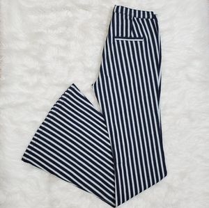 Flying Tomato striped flare jeans/pants